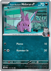 Team Rocket's Nidoran M - 117/182 - Common